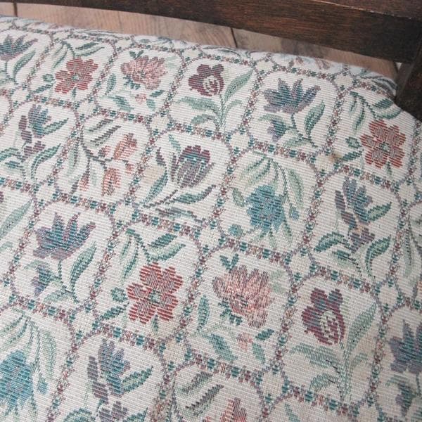 イギリス アンティーク 家具 ダイニングチェア 張りぐるみ椅子 英国 4207d