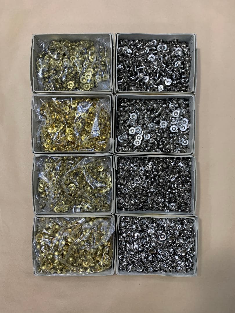 VINTAGE TYPE 四つ割れスナップボタン　駒セット