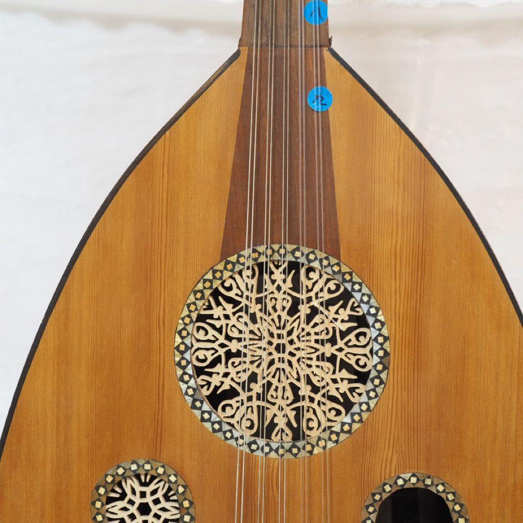 ウード 本体 ソフトケース付 中東楽器 民族楽器 弦楽器