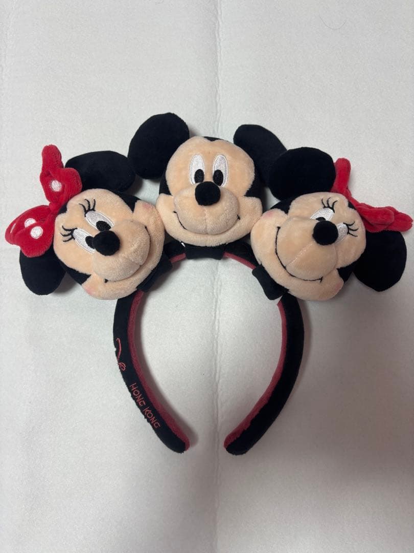 香港ディズニーランド ミッキー ミニー ヘアバンド