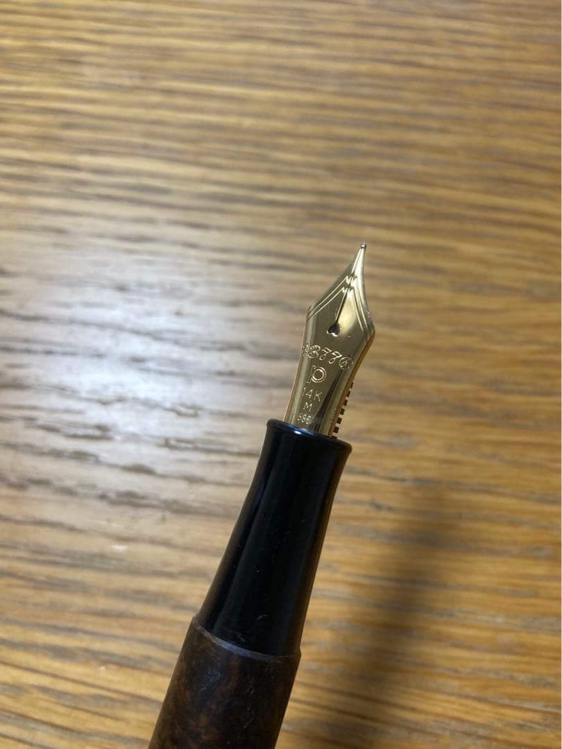 プラチナ　万年筆2本セット（ブライヤー、アカブライヤー）つやふきん付き