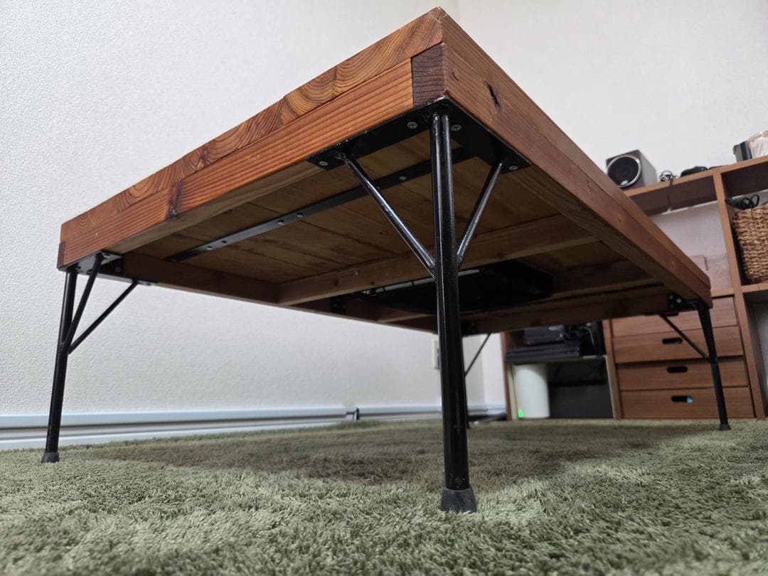 無垢×アイアン　こたつローテーブル