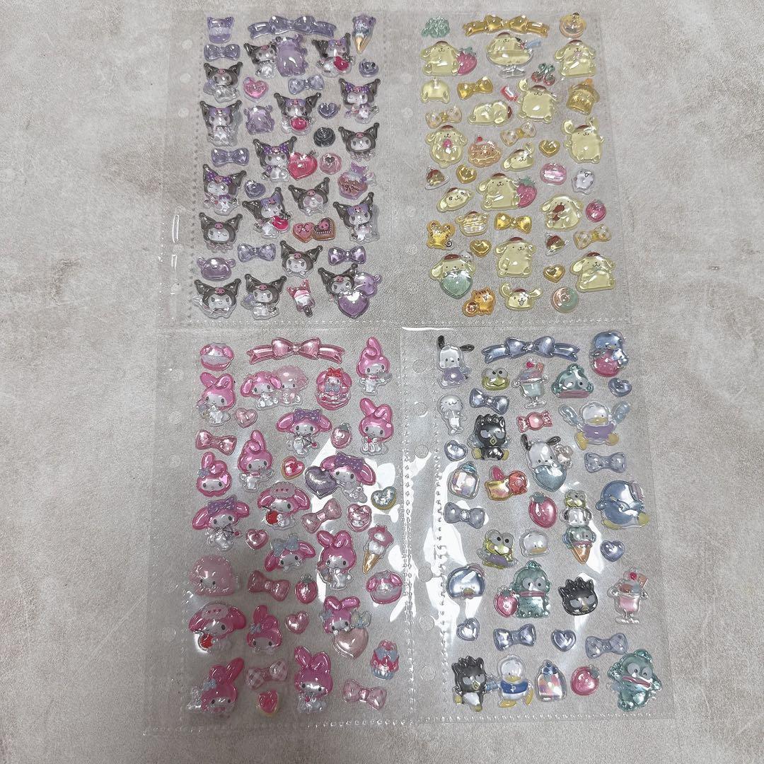 サンリオ　ボンボンドロップシール帳　完成品