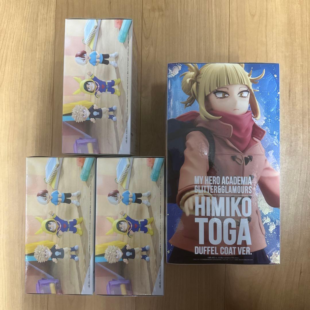 僕のヒーローアカデミア　緑谷出久　爆豪勝己　轟焦凍　トガヒミコ　フィギュア
