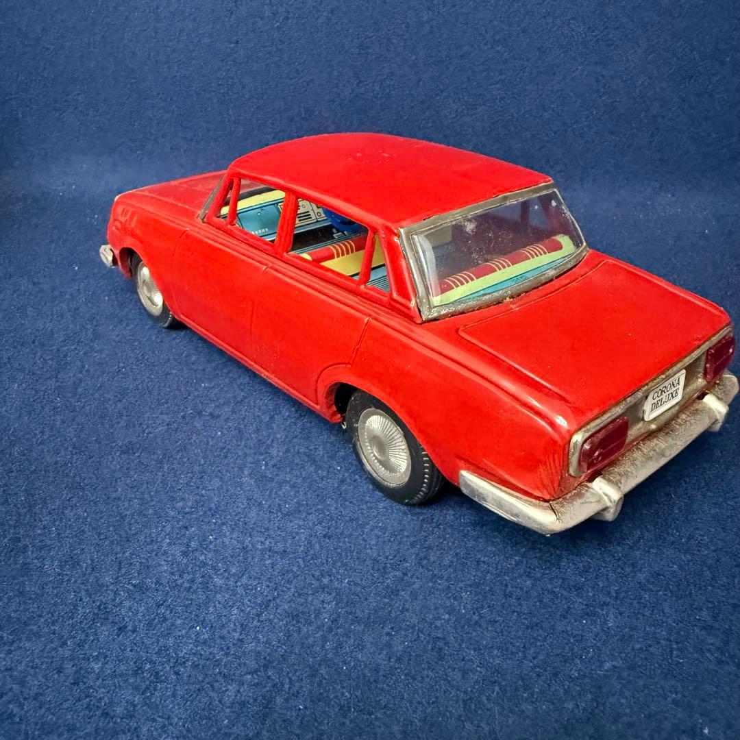 イチコー トヨペット コロナ デラックス ブリキ ミニカー フリクション 箱付き