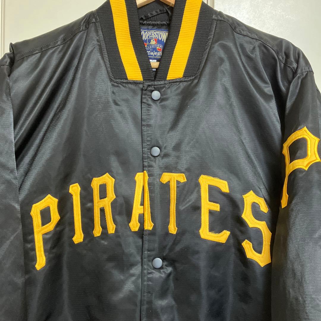 H*e様 90年代　MLBピッツバーグパイレーツのサテンジャケット　クーパースタ