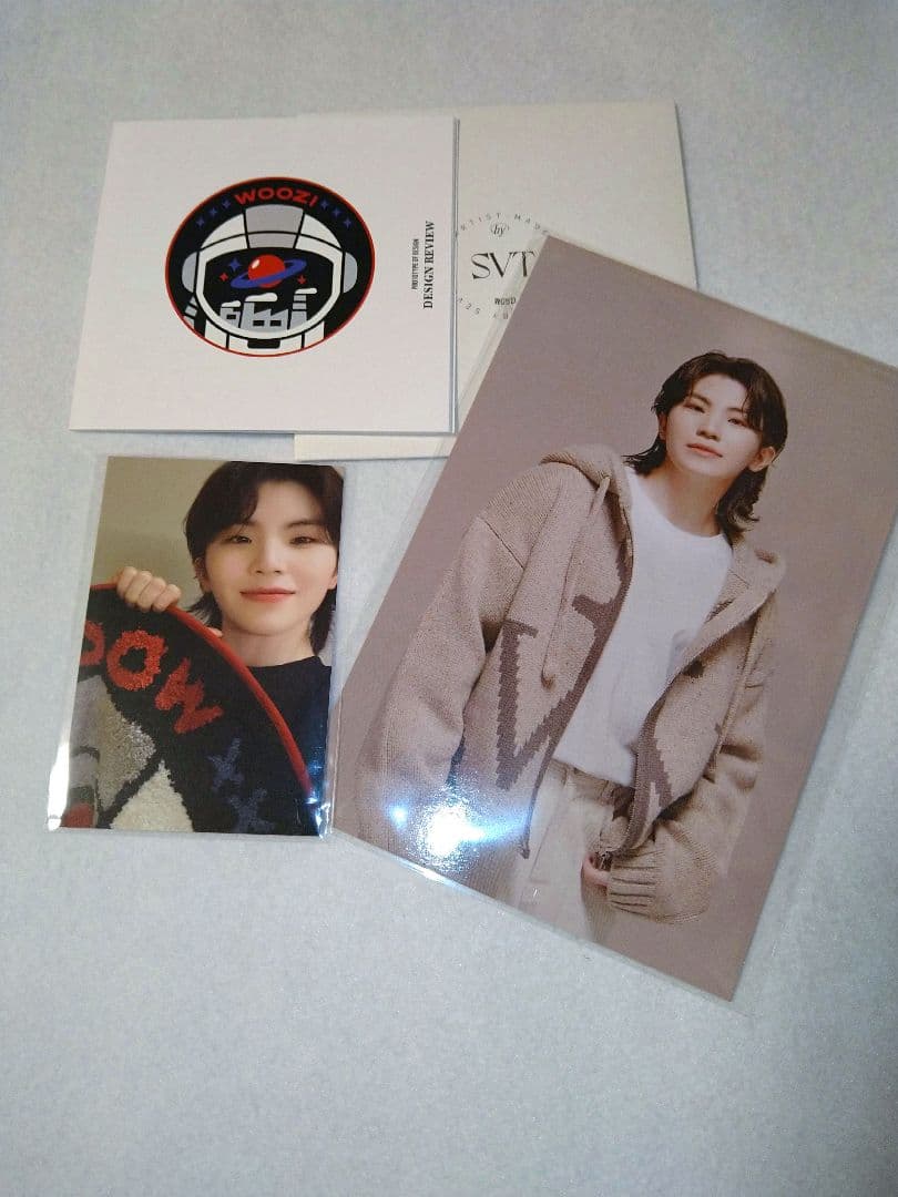 by SEVENTEEN　ウジ　アーティストメイド　ラグ　RAG　宇宙工場カード