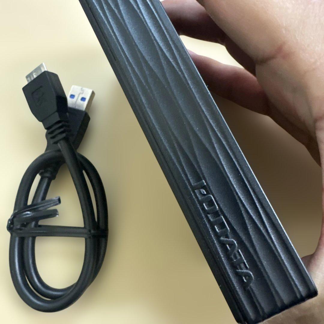 33.ほぼ未使用PS5テレビ録画windowsPCMac用ポータブルHDD4TB