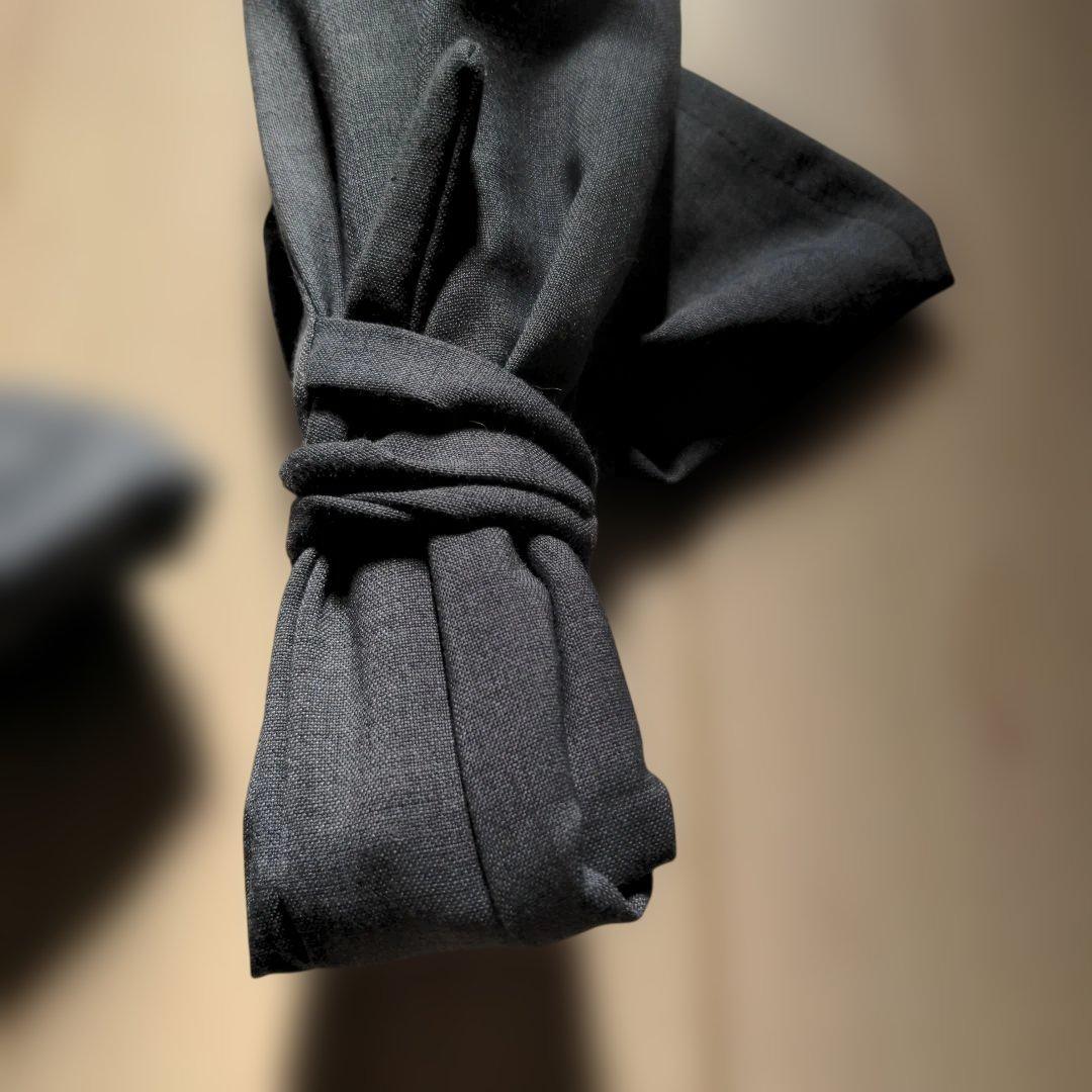 模造刀2本セット　黒　布製ケース付き