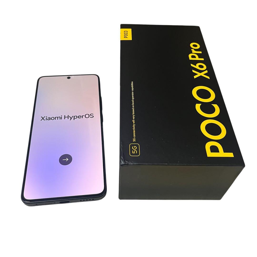 Xiaomi POCO X6 PRO ブラック 8GB+256GB グローバル版