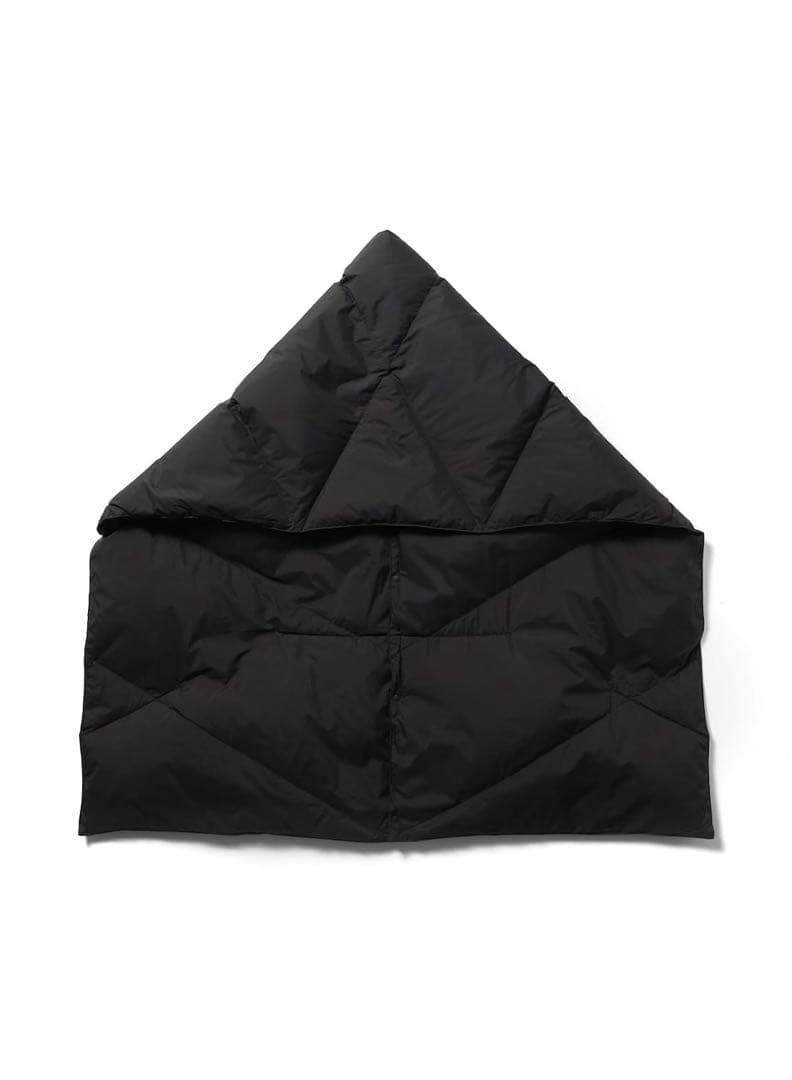 新品 タグ付き NANGA ナンガ ダウンポンチョマフラー ブラック