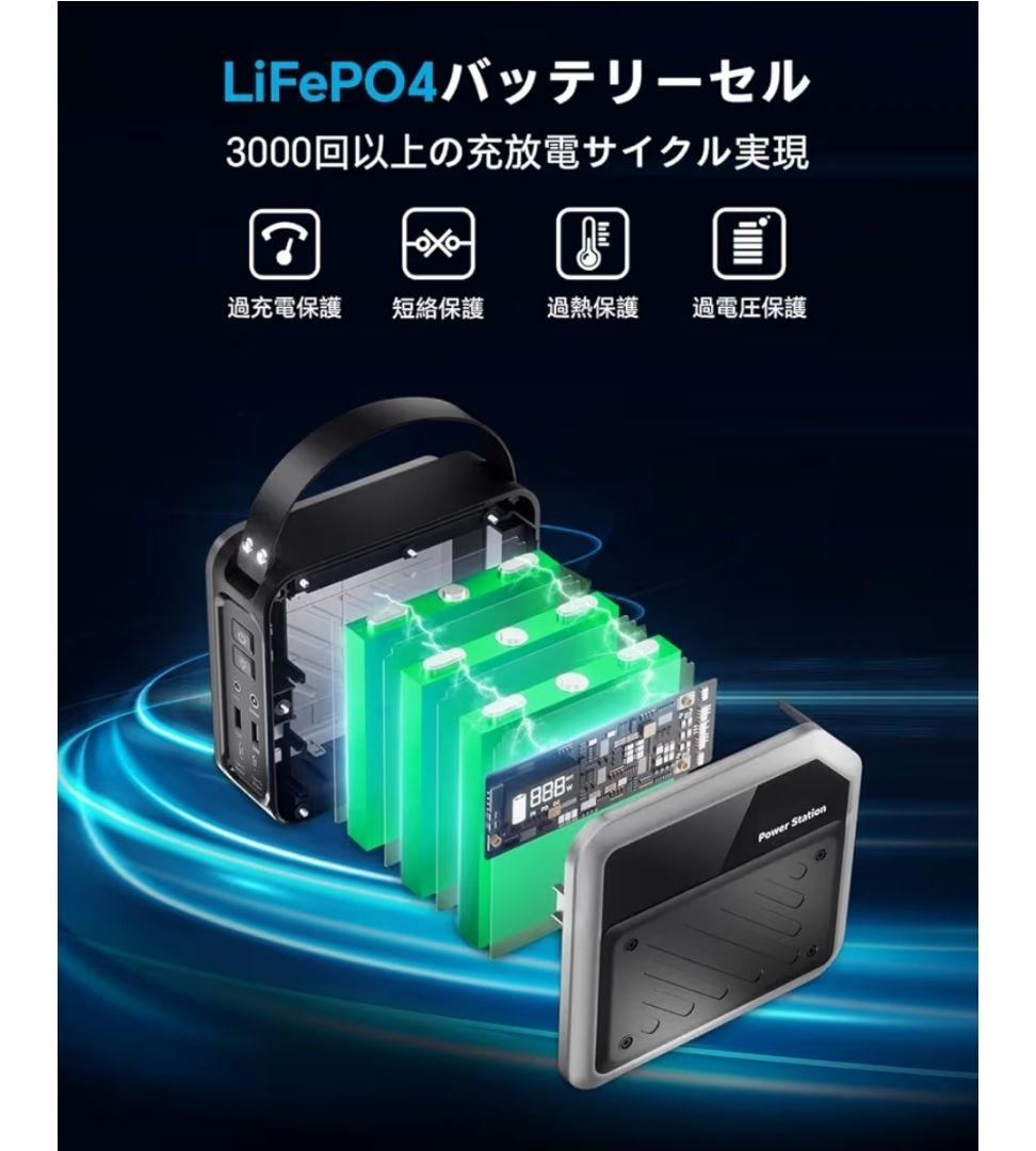 【新品】PONAMOS Power CUBE ポータブル電源 60000mAh