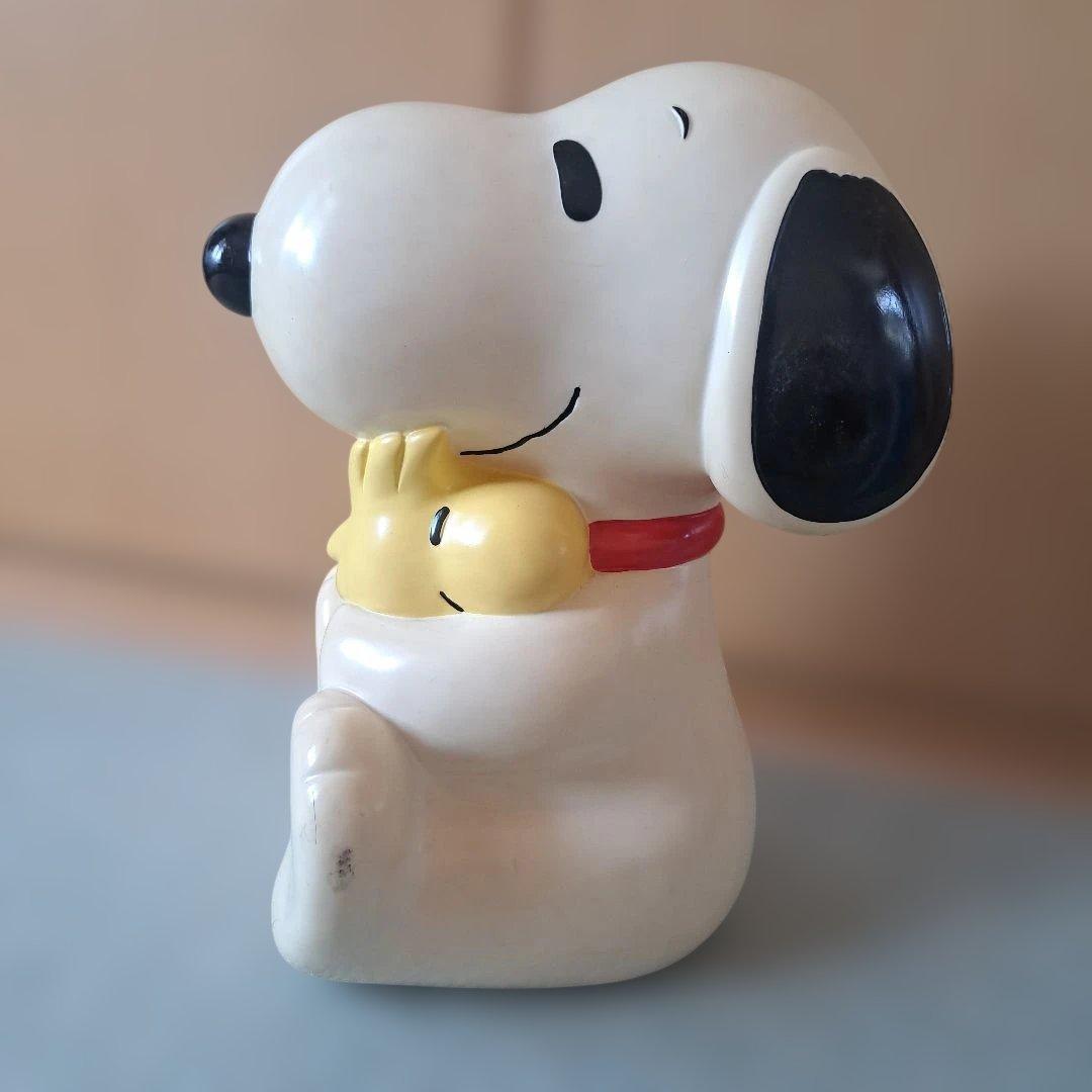 ビンテージスヌーピー 　ウッドストック 　貯金箱　コレクターグッズ　SNOOPY