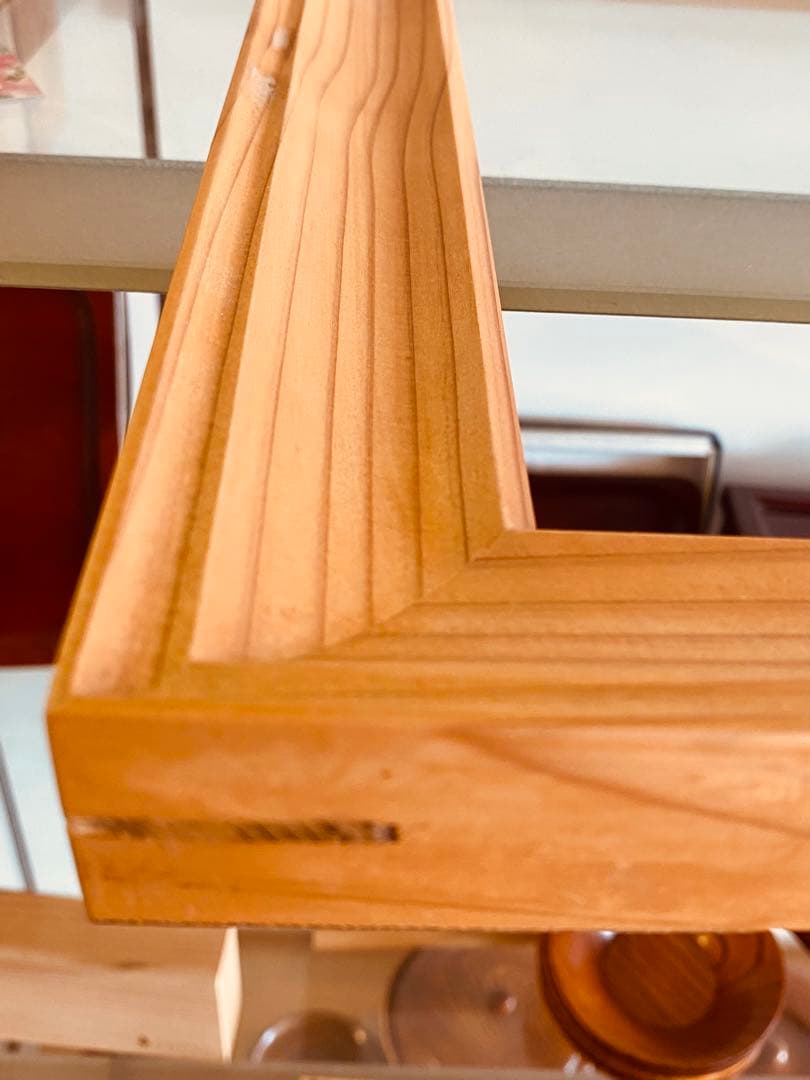 手作り銘木杉の賞状額