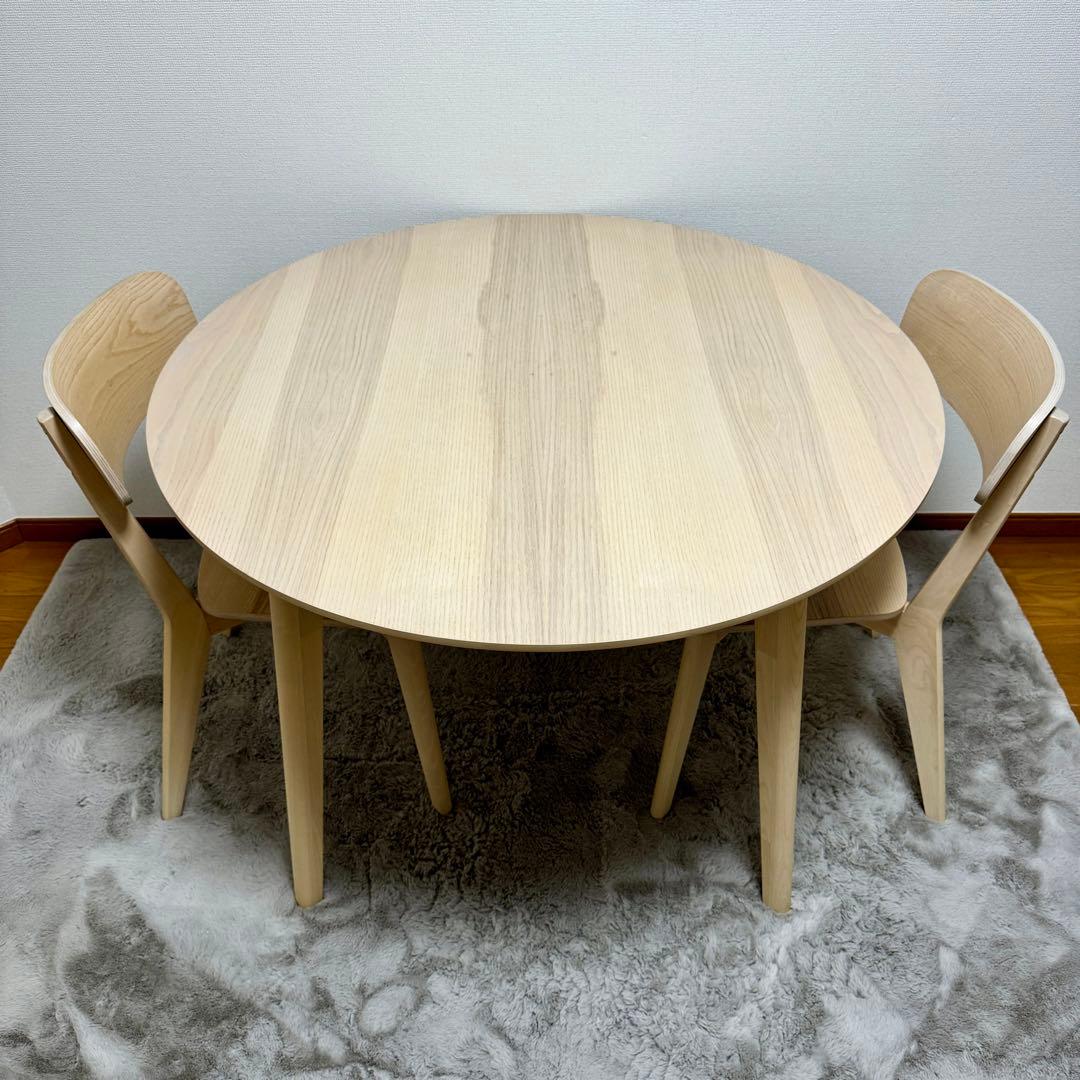 【極美品】IKEA リーサボー LISABO 丸テーブル ダイニング