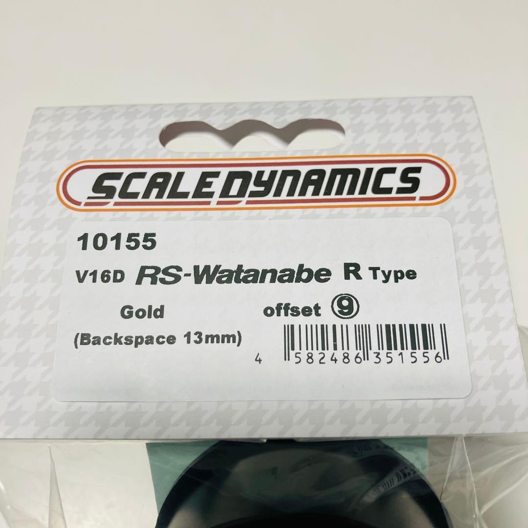 新品　スケールダイナミクス　ワタナベホイール　小径　ゴールド　4本セット　オフ9
