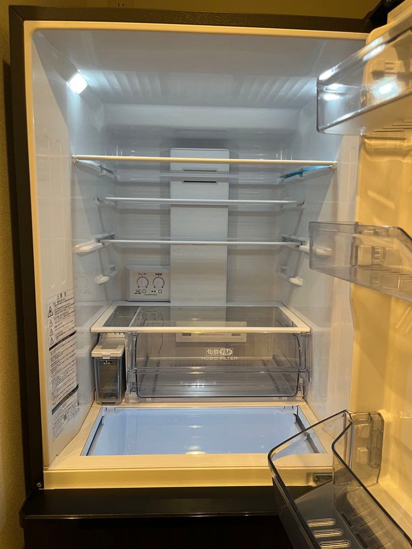 美品 2023年製アクア 368L 大型冷凍冷蔵庫 AQR-V37N