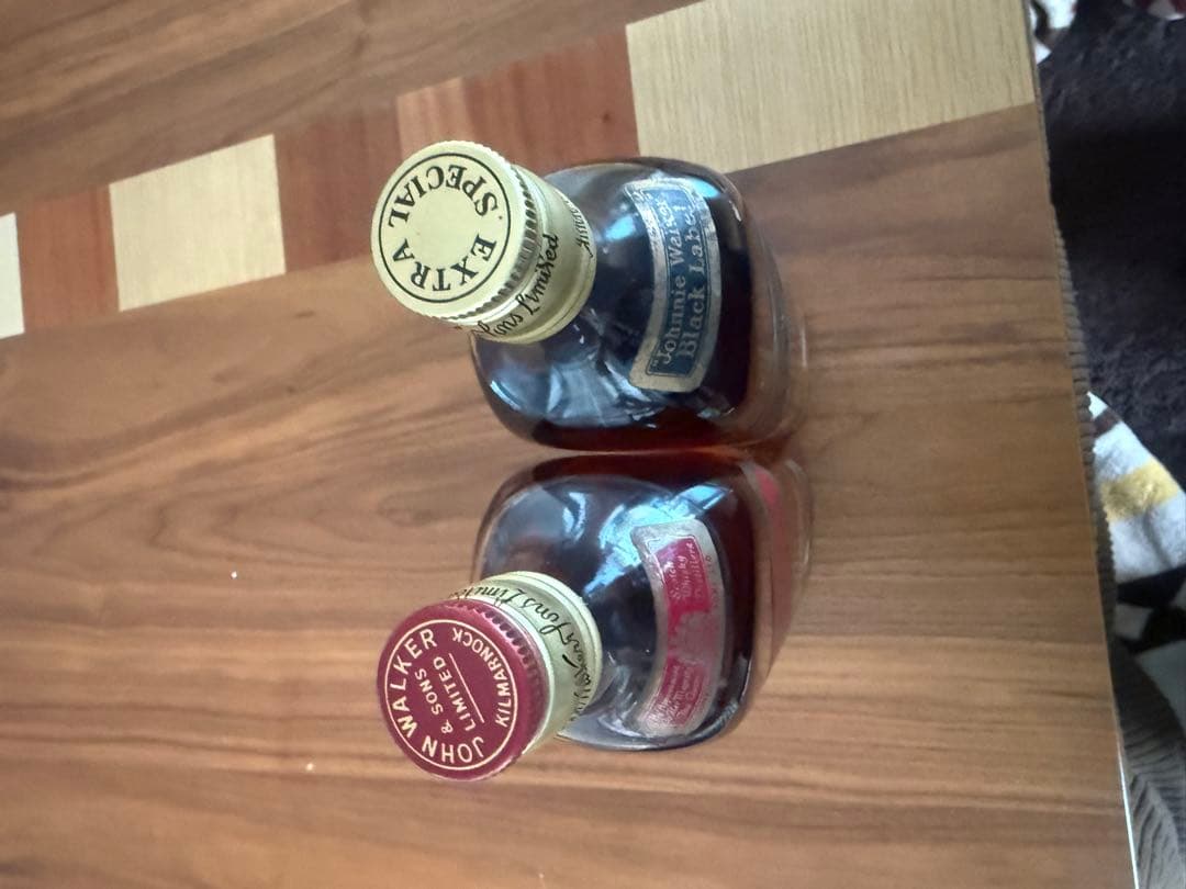 ジョニーウォーカー黒、赤セット　1970年代