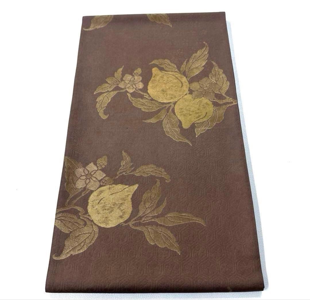 専用帯5146 5144 二点セット ●高級 正絹 紬 汕頭刺繍 名古屋仕立て