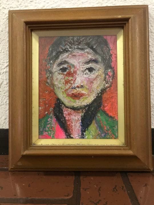 空飛ぶ画家糸川裕志の絵画 、ポップアートの人物画、三男利裕