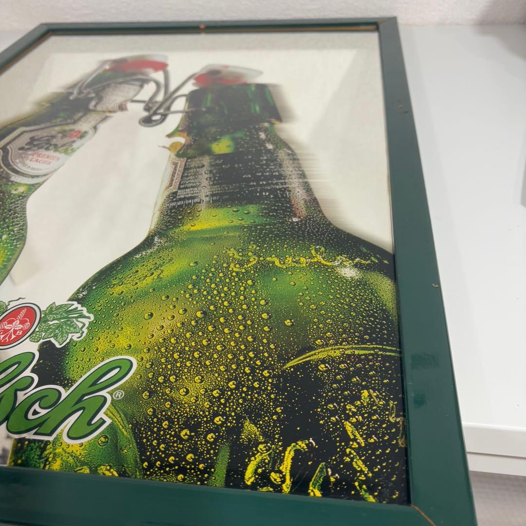 ビンテージ パブミラー GROLSCH BEER グロールシュ アンティーク 鏡