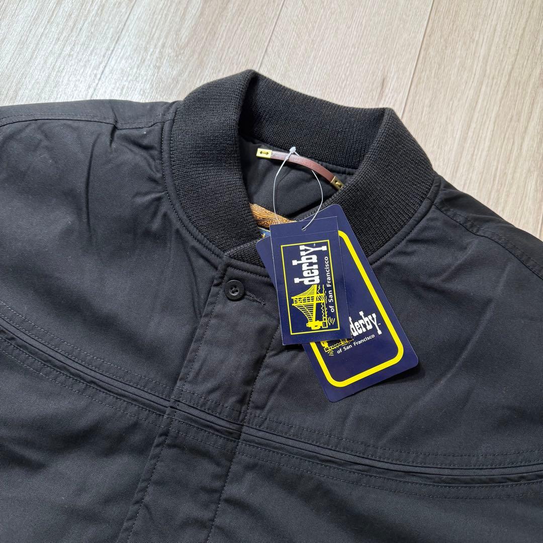 新品 Derby Of San Francisco ダービージャケット 黒金XL