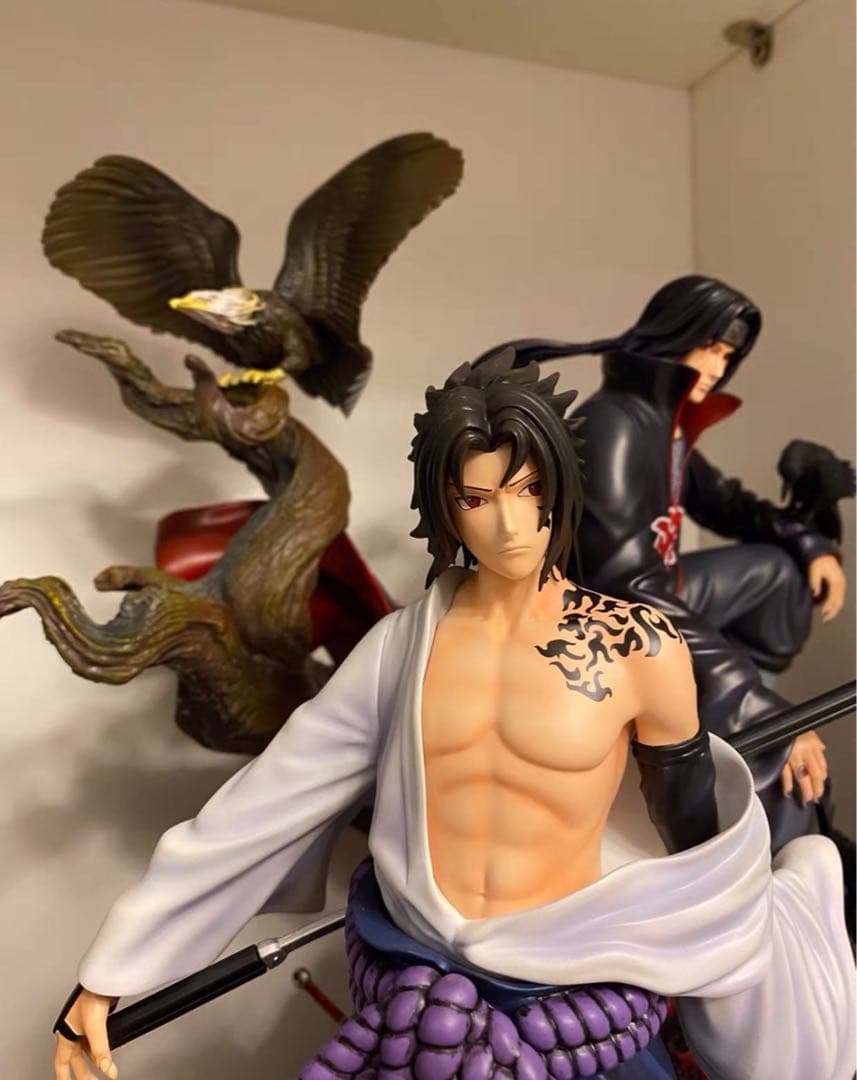 NARUTO ナルト うちはサスケ うちはイタチ ガレージキット スタチュー②