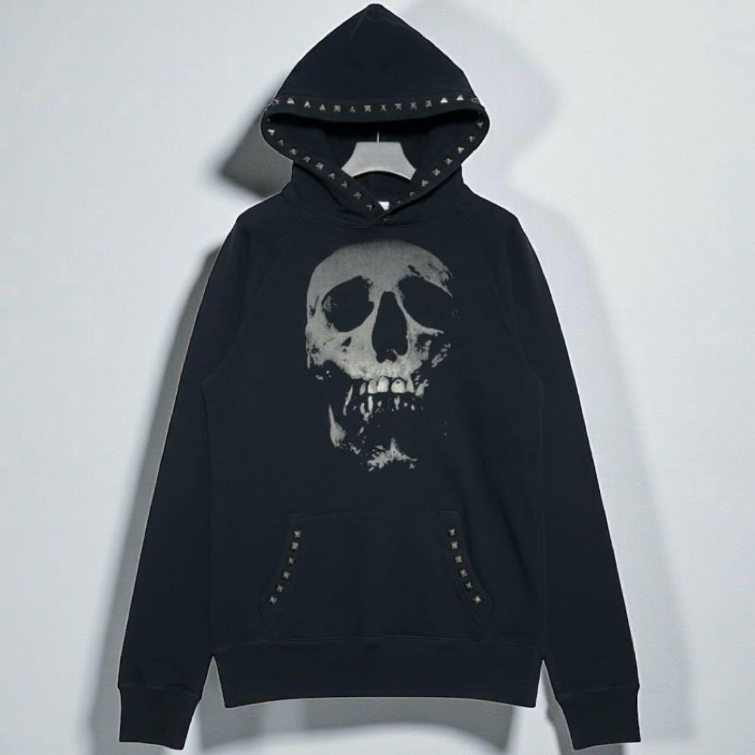 希少　ヒステリックグラマー スカルベリー フーディー スタッズ パーカー