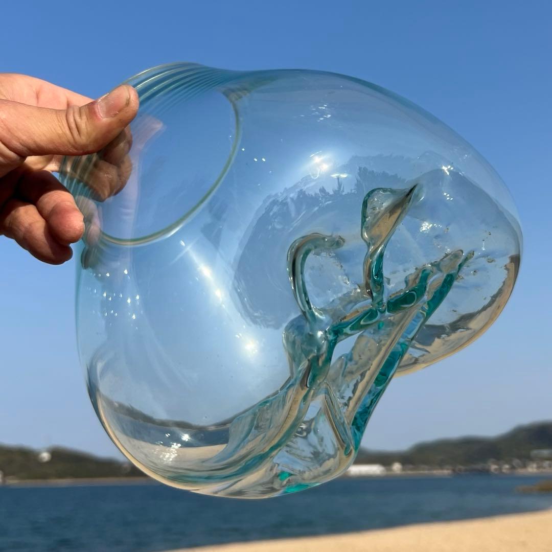 流木ガラスオブジェ大D 花瓶 金魚鉢 ガーデニング フラワーポット 水槽 アート