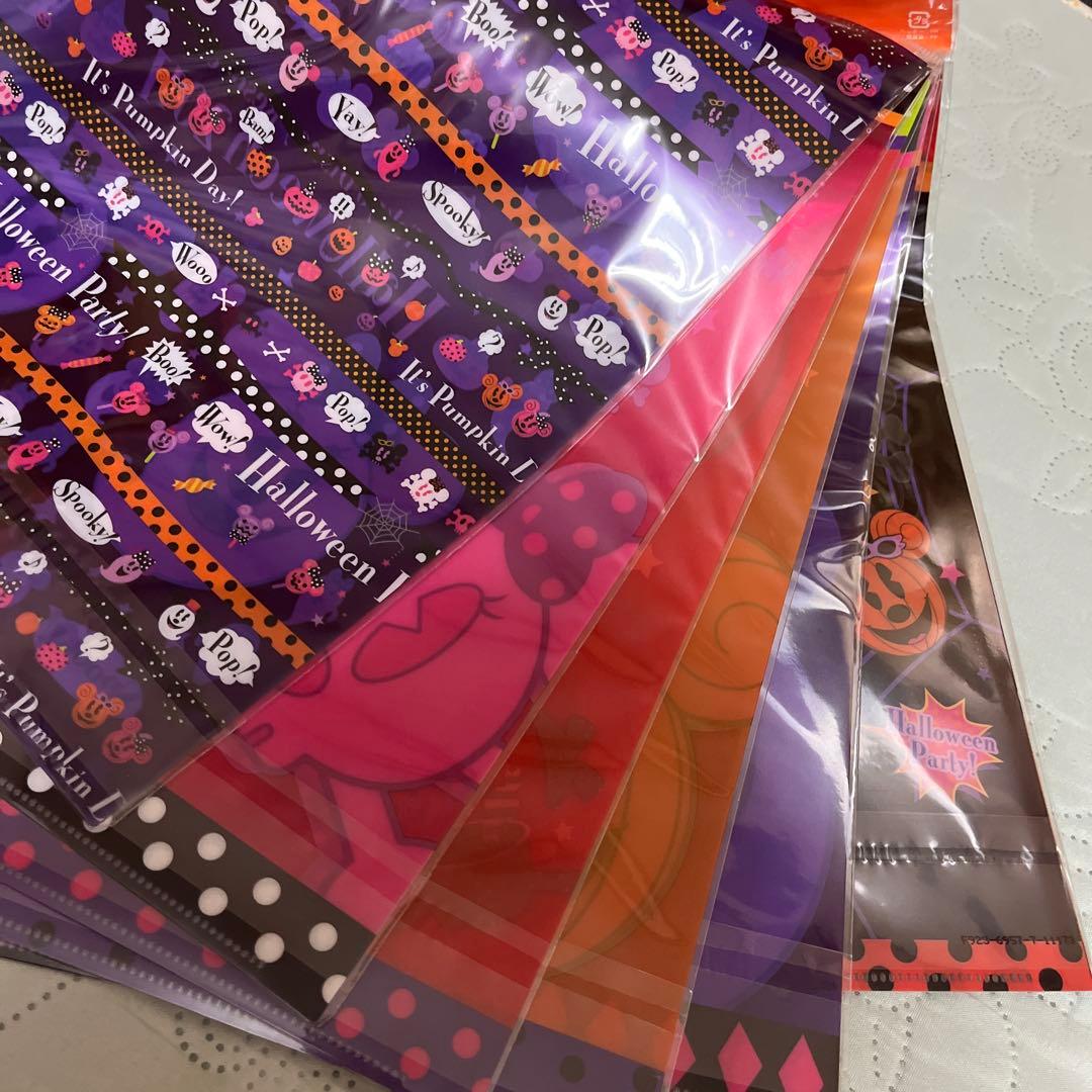ディズニー クリアファイル(ディズニーランド&ディズニーシー)ハロウィン 21点