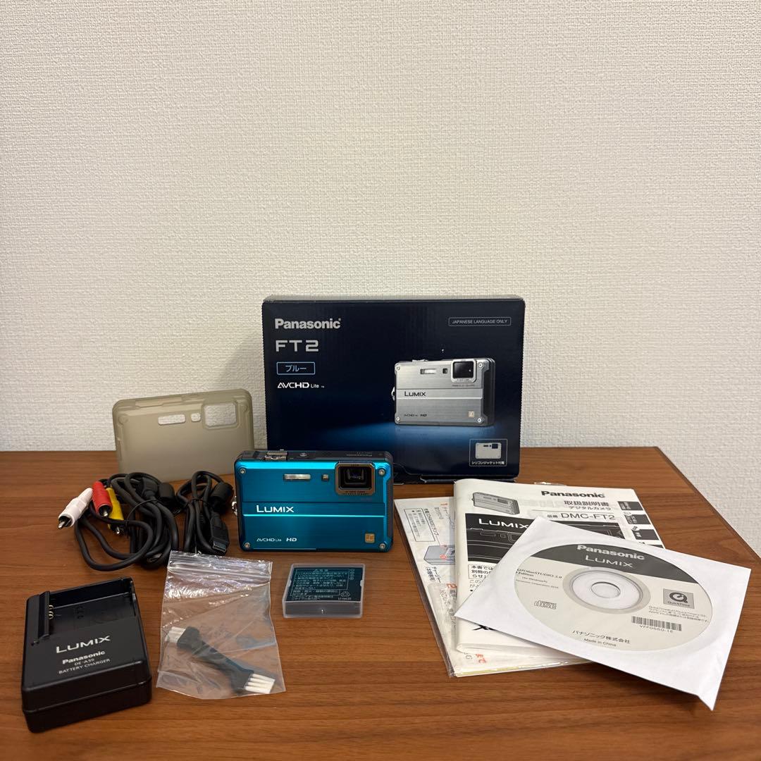 【美品】Panasonic DMC-FT2 ブルー