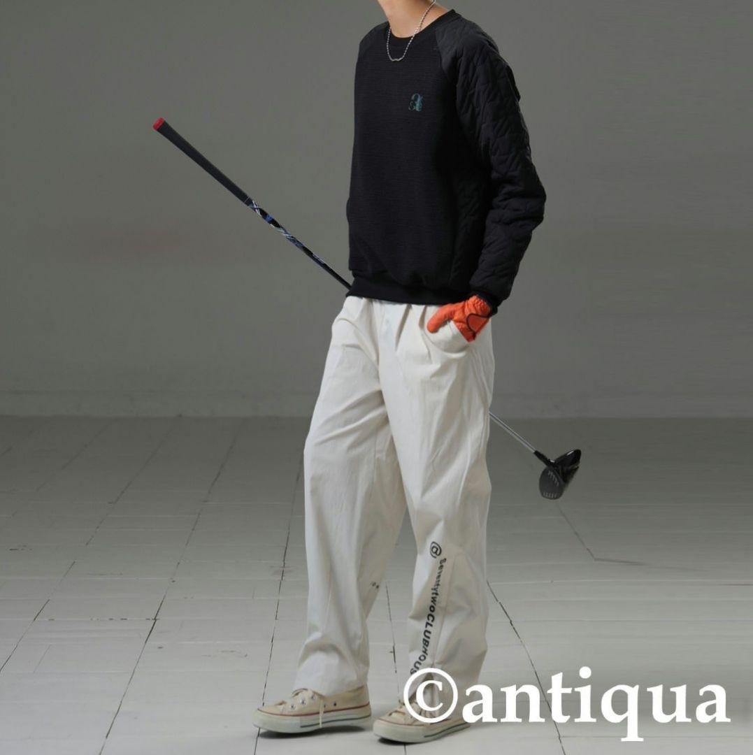 ANTIQUA STCH 異素材切り替えトップス GOLF ゴルフ
