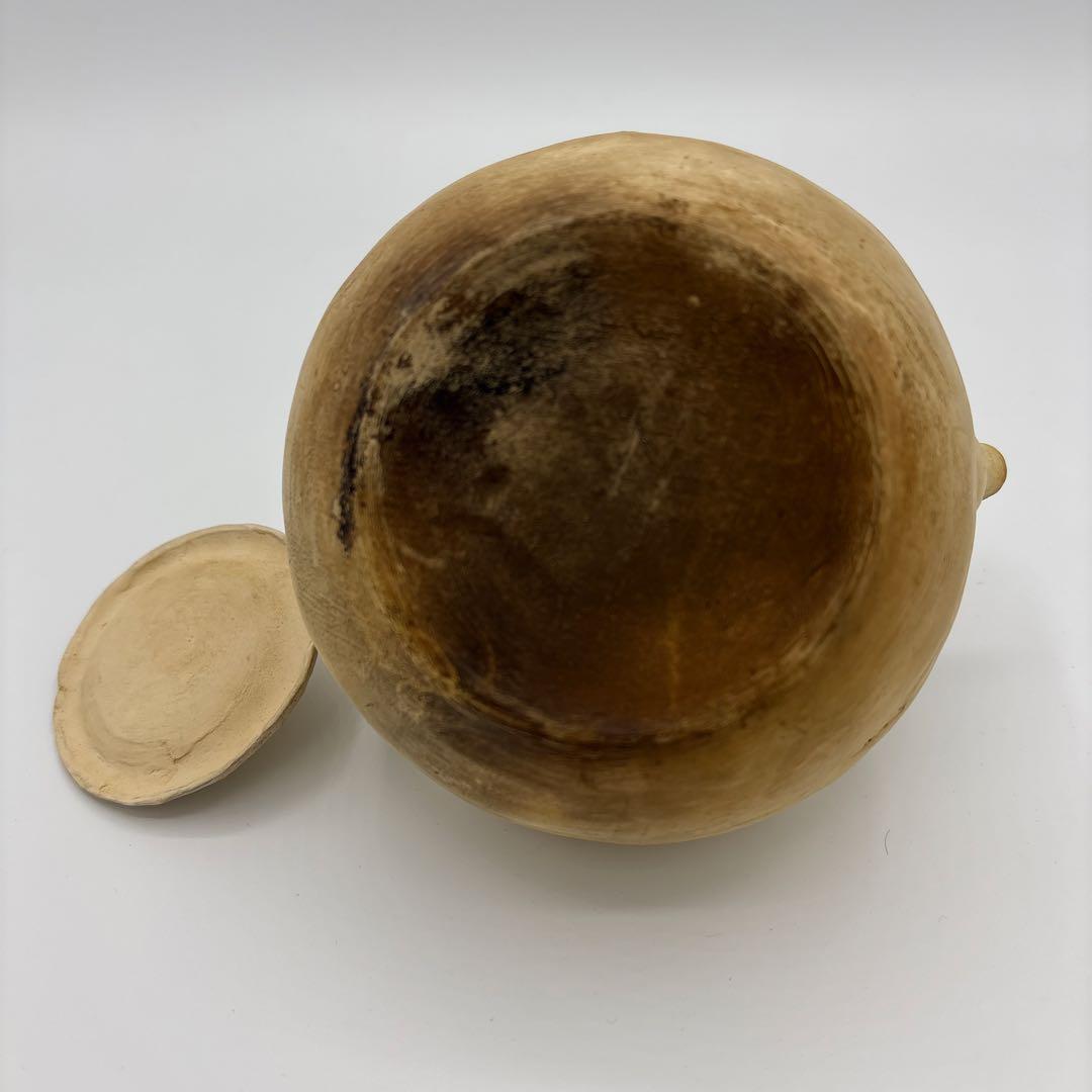 二六焼　佐々木二六　山水彫　急須