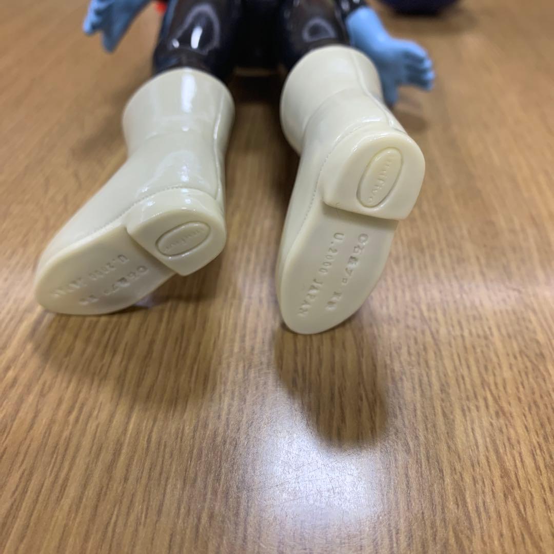 当時物！　仮面ライダー1号　面取りソフビ