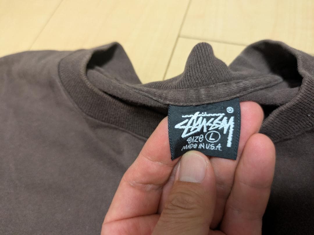 old stussy, Tシャツ、黒タグ、ウイング