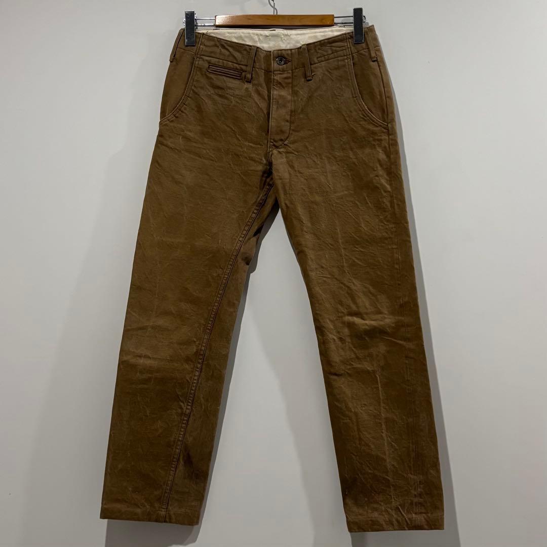SAMURAI JEANS 硫化染め 15oz ヘビーオンス チノパンツ W32