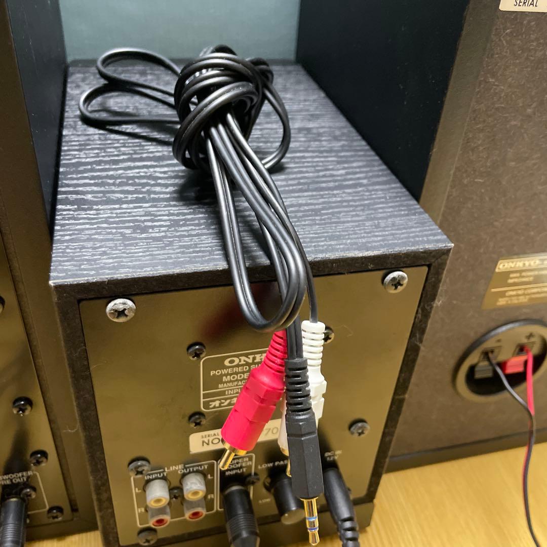 ONKYO GXー100HDとPOWERED SUPERWOOFER SW-5A