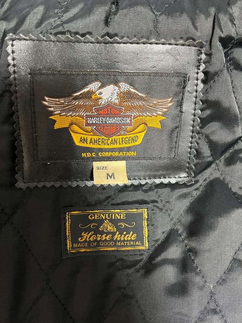 ハーレーダビッドソン ライダースジャケット レザージャケット サイズM