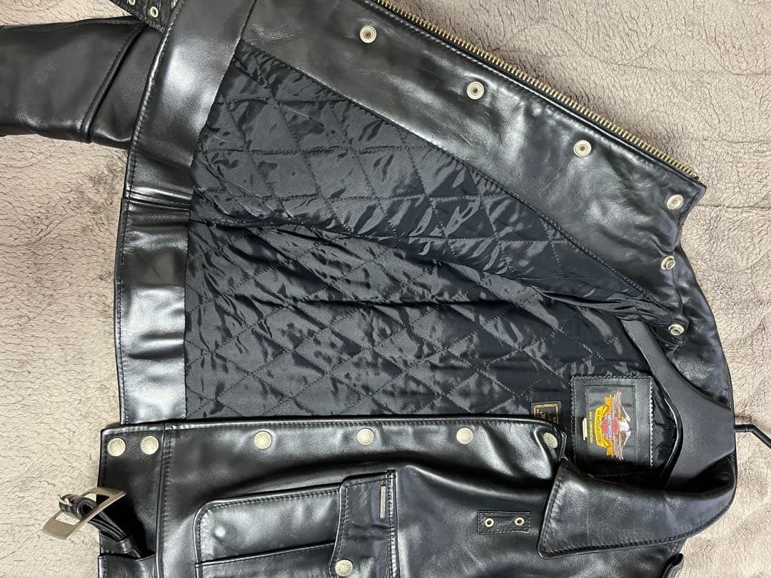 ハーレーダビッドソン ライダースジャケット レザージャケット サイズM