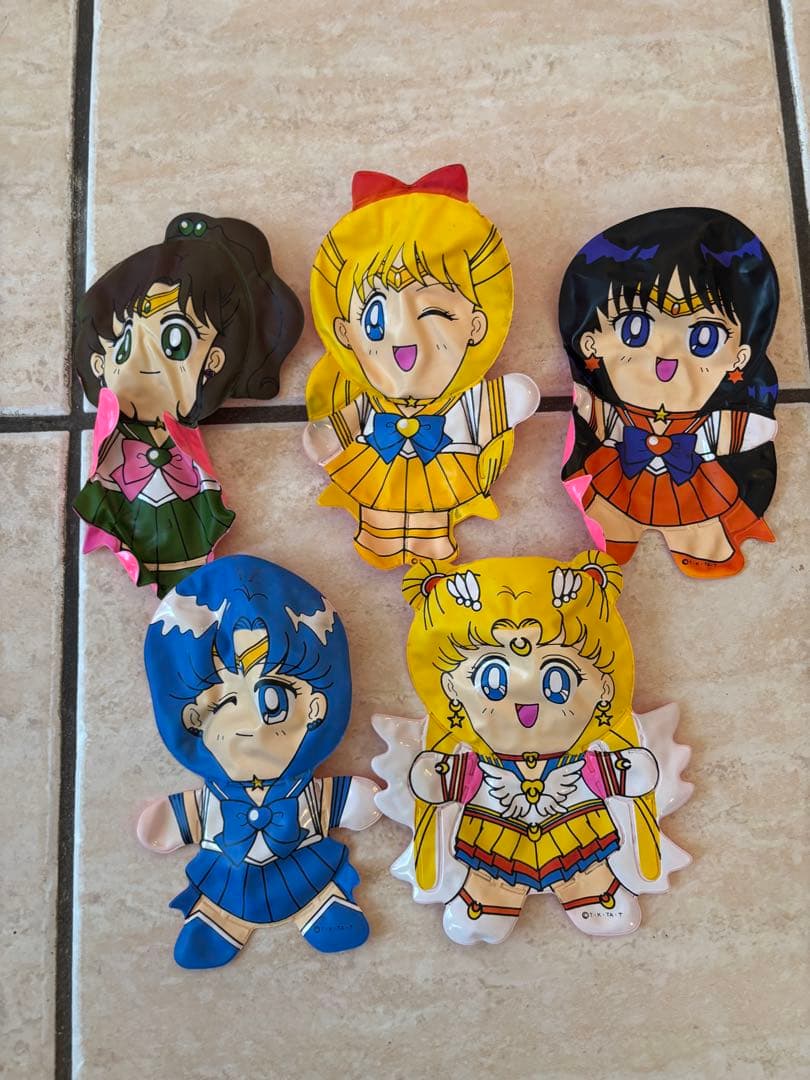 美少女戦士セーラームーン ビニール　空ビ人形　ミニプール　セーラースターズ