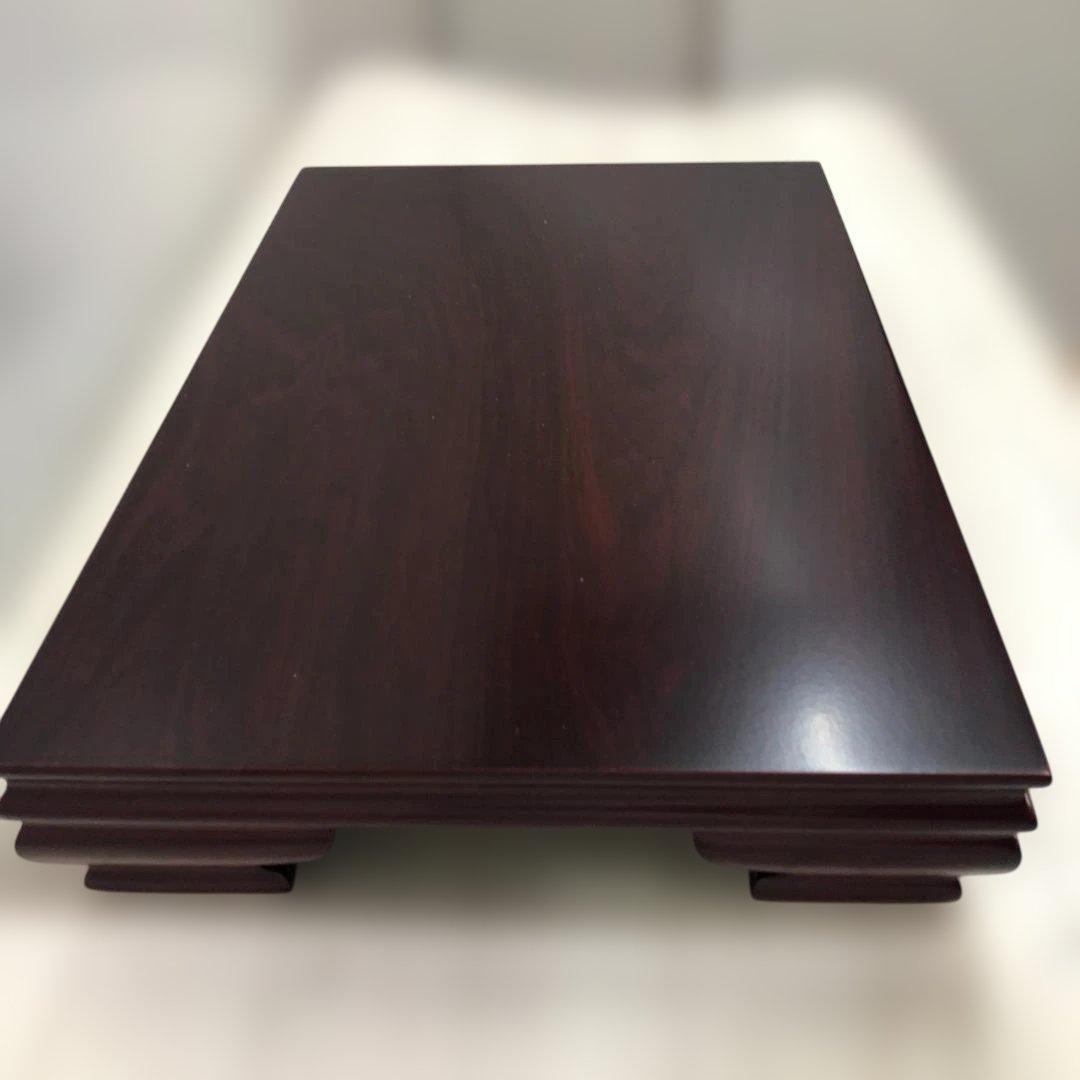送料無料 高級花台 紫檀調 木製飾台 盆栽台 茶道具 華道具 　250927
