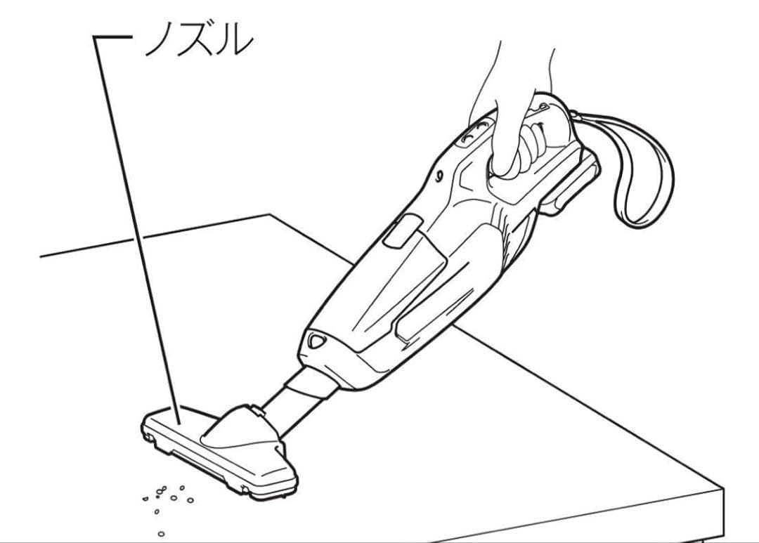 マキタ 掃除機　充電式クリーナ CL107FDSHW