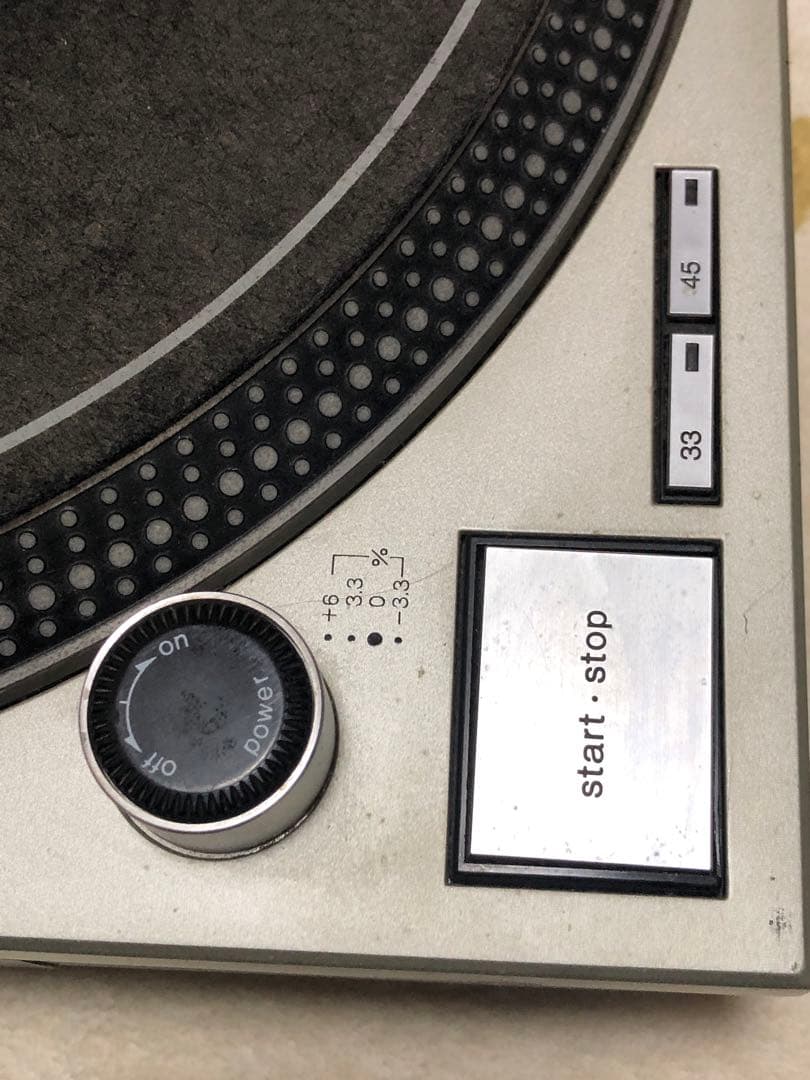 Technics SL-1200 MK3Dターンテーブル完全動作品ハードケース付