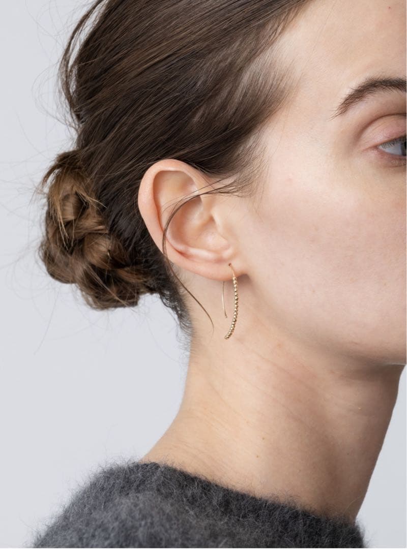 Mizuki バナナフープ ピアス