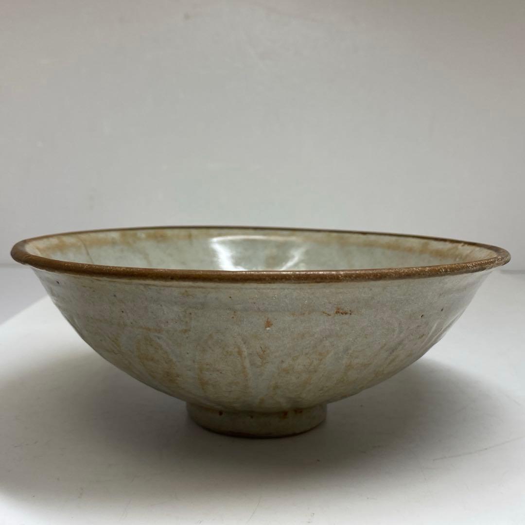 中国宋時代　青白磁鉢　幅約17.3㎝　東さ7-0616②