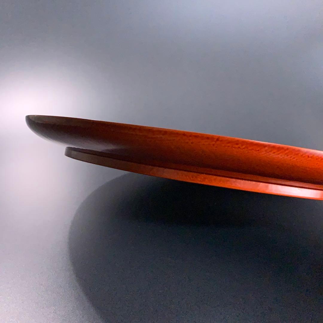 【茶道具】三千家好写　三和盆　川瀬表完　漆塗　R0722