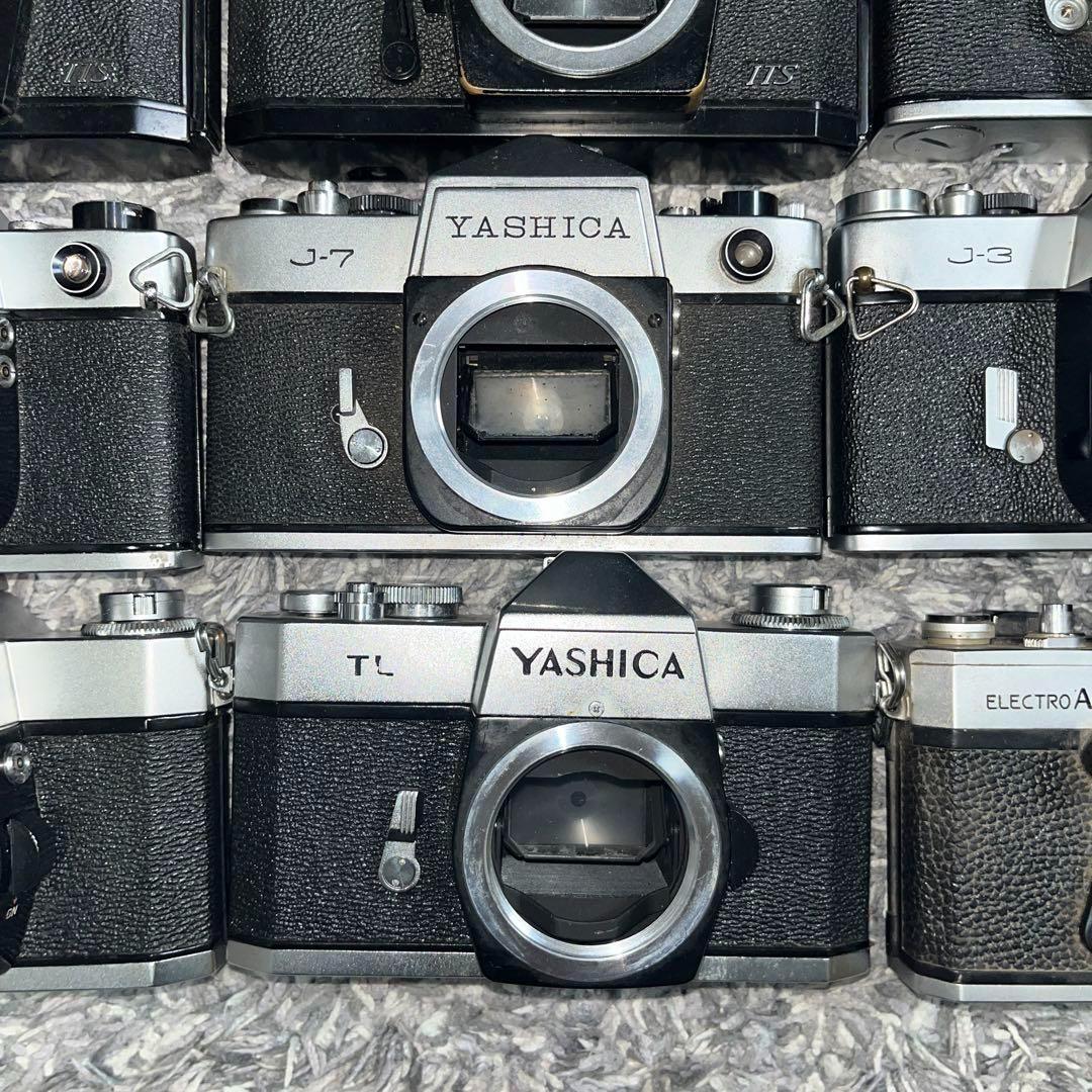 【ジャンク】YASHICA ヤシカ フィルムカメラ　一眼レフ 24台セット