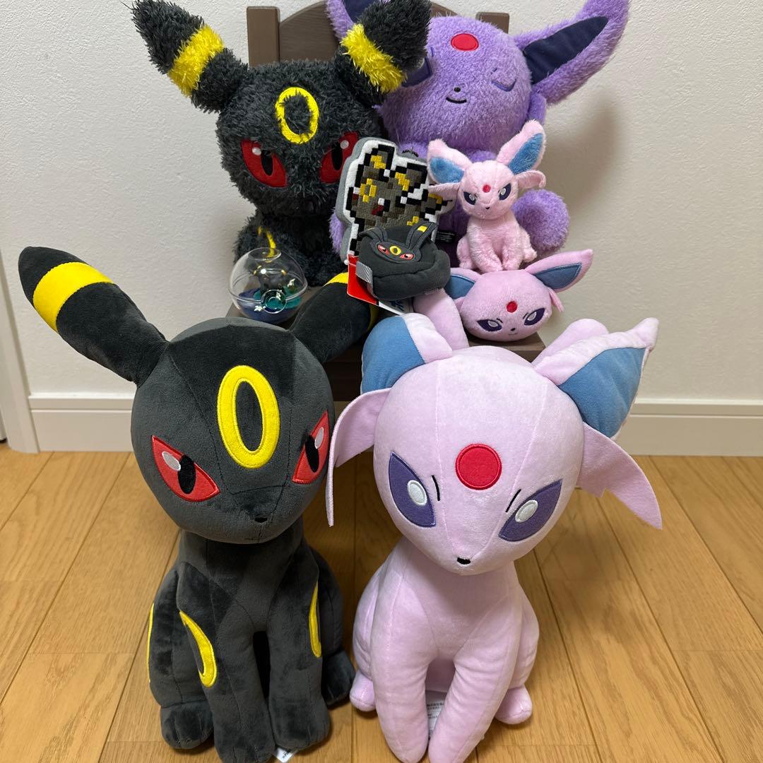 ポケモン エーフィ ブラッキー ぬいぐるみ セキグチ テラリウム セット