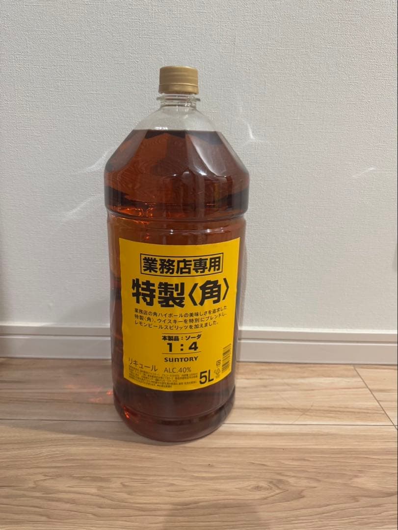 SUNTORY 特製〈角〉 5L 40%