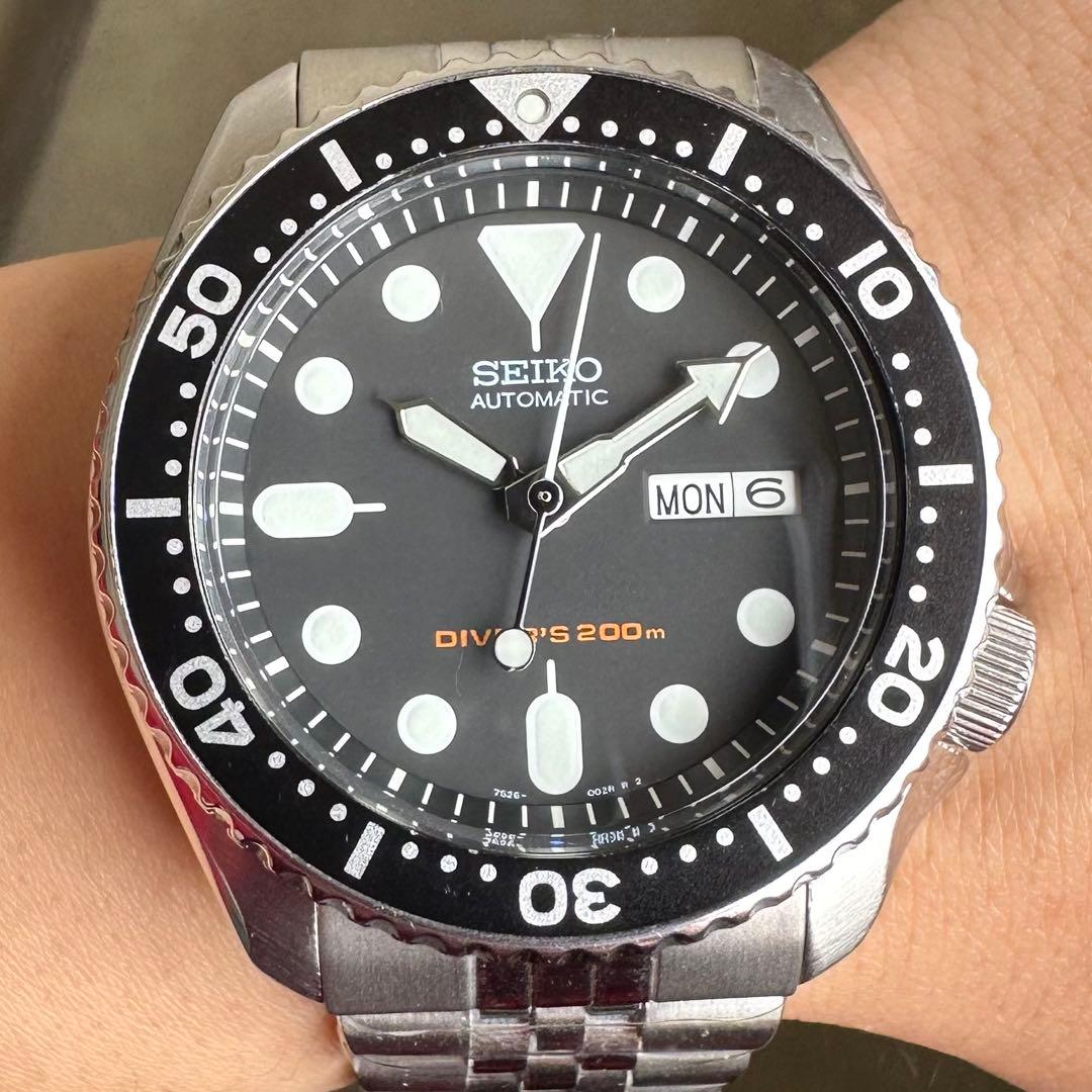 【精度良好・極美品】SEIKO SKX007 7S26-0020 ブラックボーイ